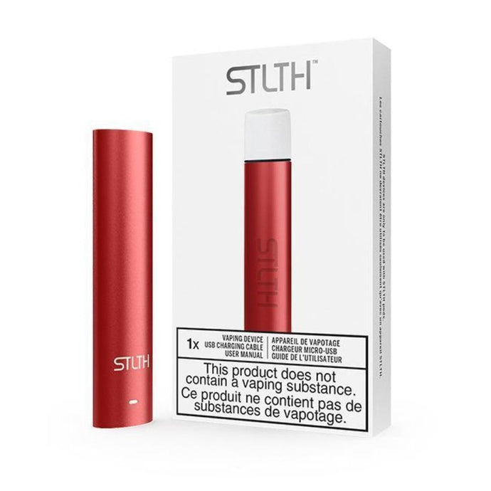 STLTH Vape Device: Red Metal