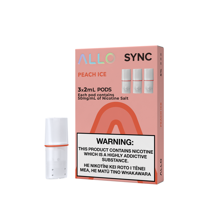 ALLO Sync Vape Pods: Peach Ice