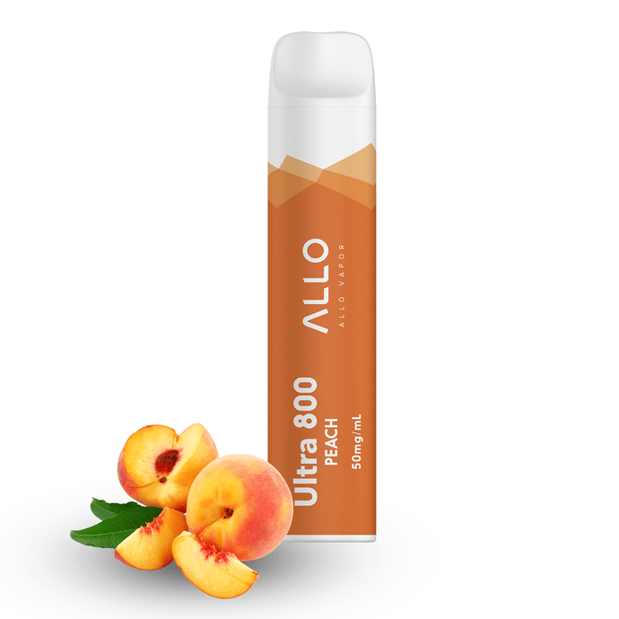ALLO Ultra 800 Disposable Vape: Peach - PodVapes EU