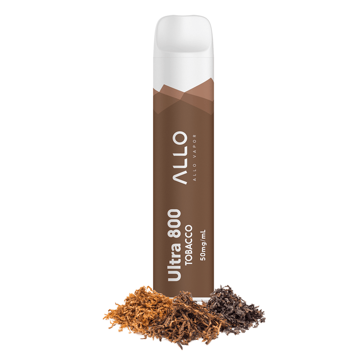 ALLO Ultra 800 Disposable Vape: Tobacco - PodVapes EU