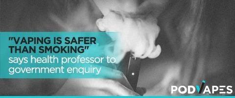Health Professor: “Vaping is Safer Than Smoking” - PodVapes EU