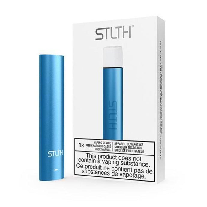 STLTH Vape Device: Blue Metal