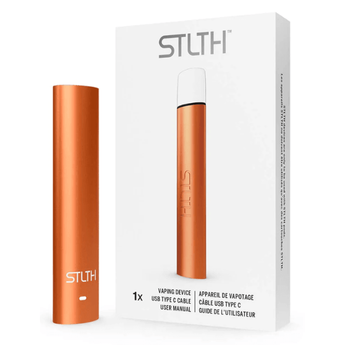 STLTH Vape Device: Orange Metal - PodVapes