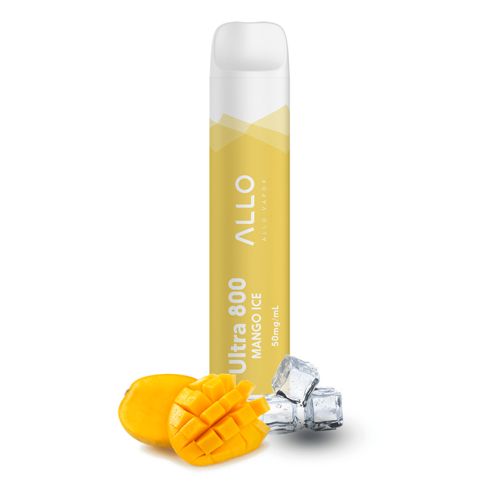 ALLO Ultra 800 Disposable Vape: Mango Ice - PodVapes EU