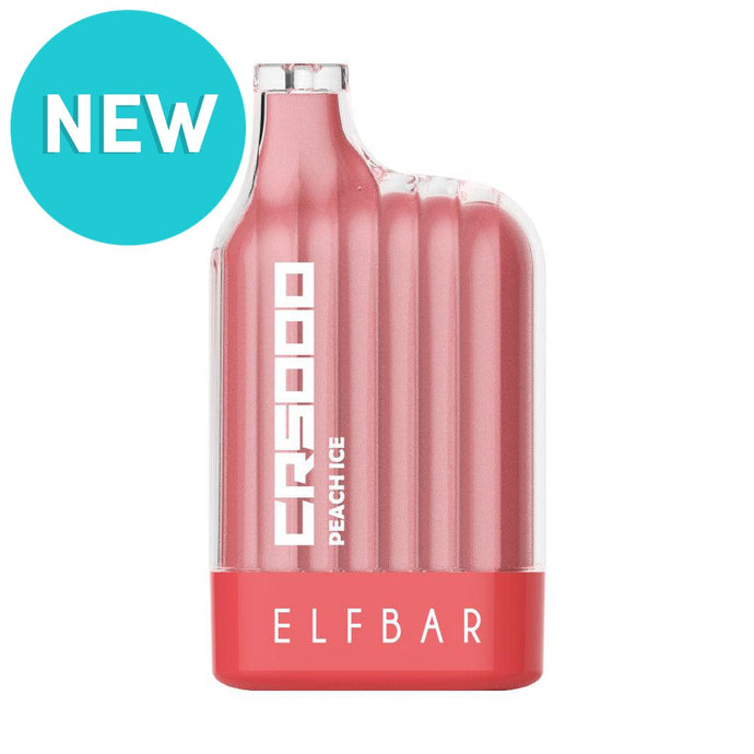 ELFBAR CR5000 Disposable Vape: Peach Ice