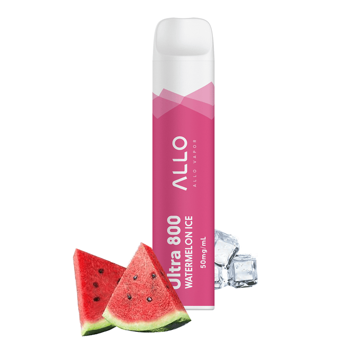 ALLO Ultra 800 Disposable Vape: Watermelon Ice - PodVapes EU