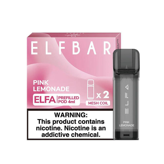 ELFBAR ELFA 1500 Vape Pod: Pink Lemonade