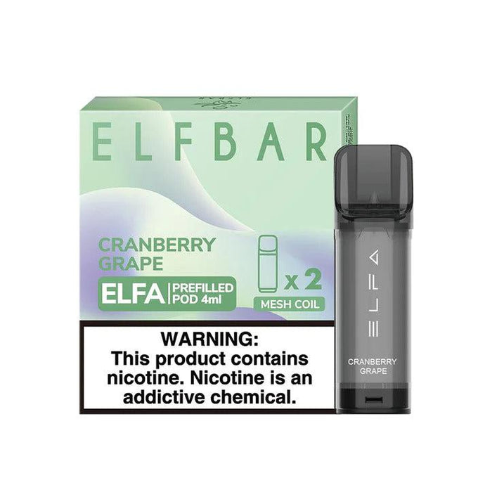 ELFBAR ELFA 1500 Vape Pod: Cranberry Grape